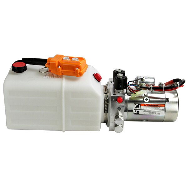 Bailey 12V DC Hydraulic Power Unit, 1.3 GPM 2500 PSI, Single Acting